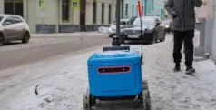 Ой, что это?! Робот-доставщик, которого попытался оштрафовать инспектор ГИБДД