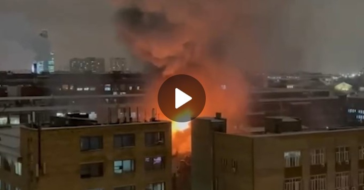 В Москве загорелся Электрозавод