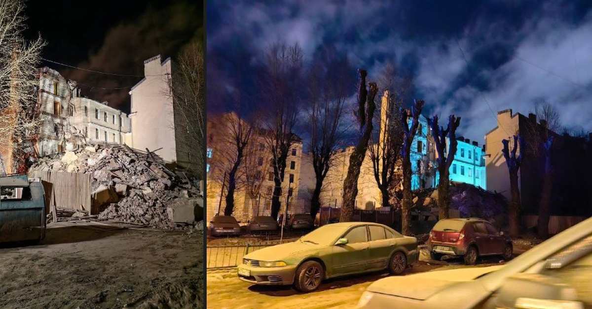 В Петербурге обрушилось шестиэтажное здание