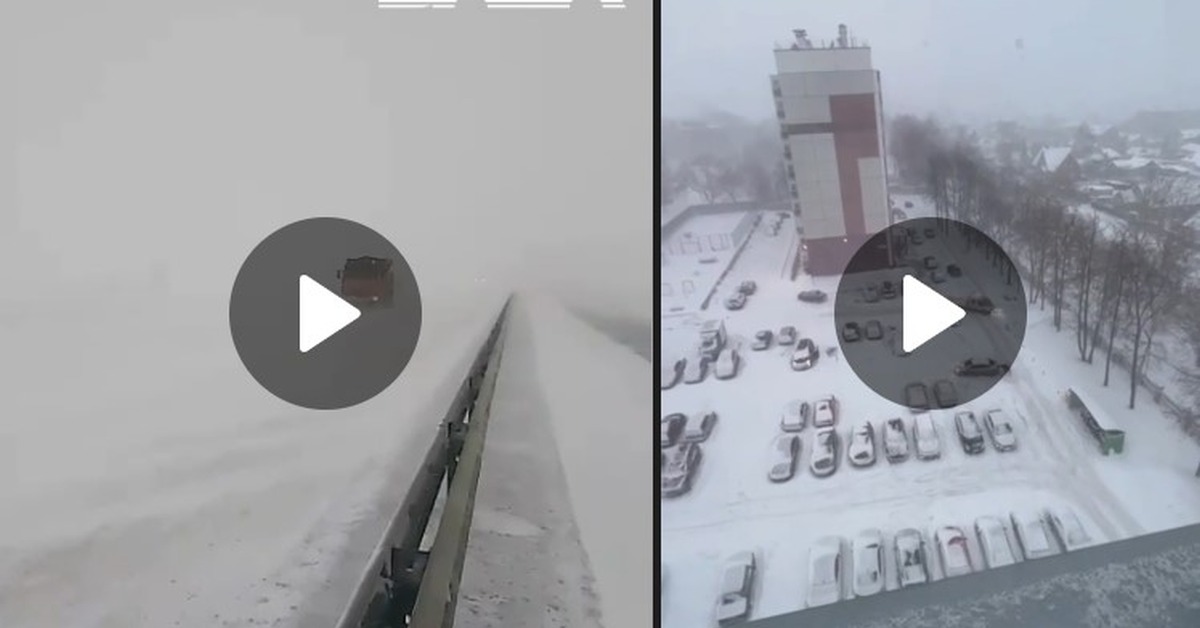 Снегапокалипсис в Челябинске: город превратился в один большой сугроб