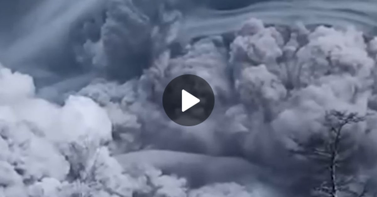 Разгул стихии на Камчатке: извержение вулкана Шивелуч в видеорепортажах ТГ-каналов