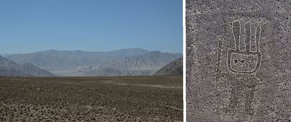 Новые инопланетные геоглифы обнаружены в пустыне Наска японцами и их ИИ