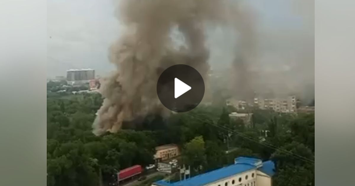 Ростов-на-Дону, переживший мятеж «вагнеровцев», переживает теперь пожар в зоопарке