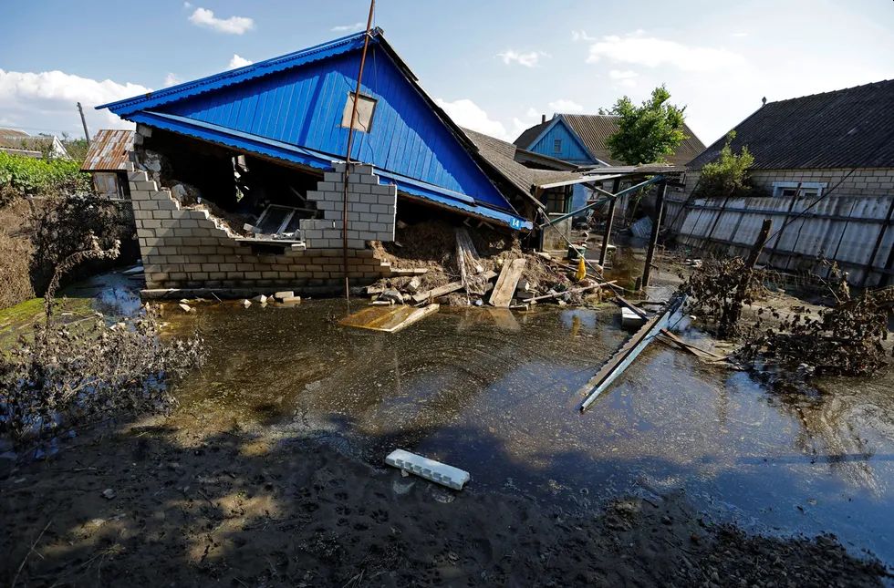 Херсонская область затопление фото