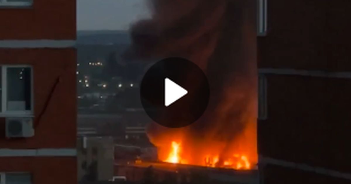 В Подмосковье полыхает мощный пожар — в районе захода на посадку самолетов в Шереметьево