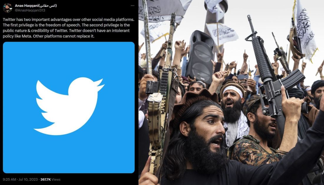 Запрещенный в РФ «Талибане»* —на стороне заблокированного в РФ Twitter в соревновании с непонятно какой Threads