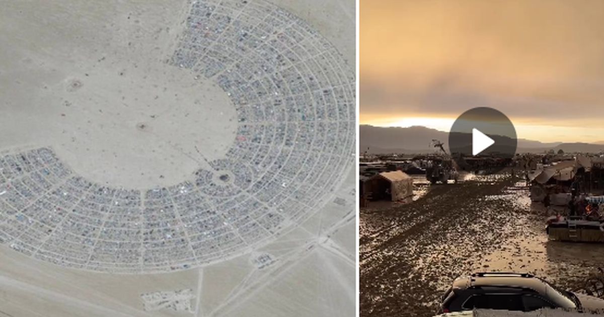Ливень в пустыне: участники фестиваля Burning Man поставлены на грань выживания