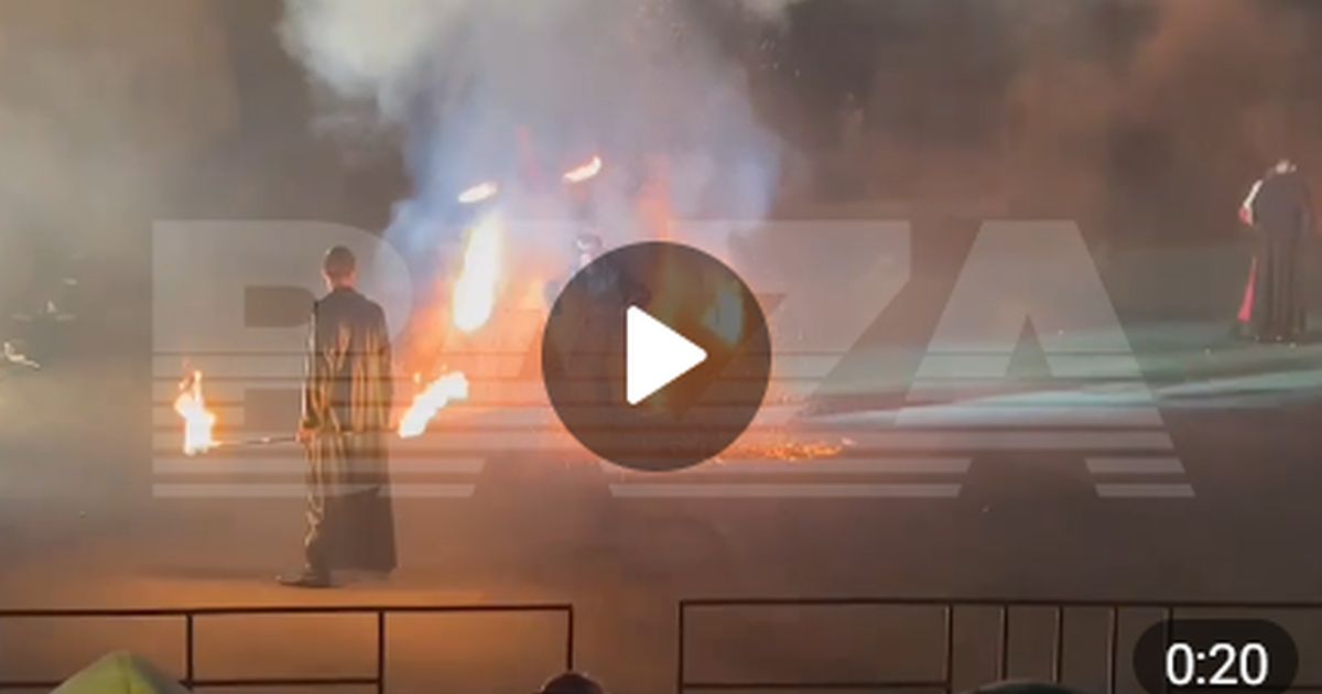Огненное шоу в Москве ударило по зрителям