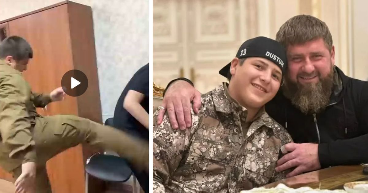 Рамзан Кадыров похвастался видео: его сын-подросток избивает арестанта (обвиняется в сожжении Корана)