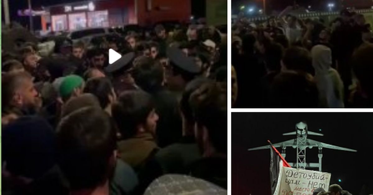 В Дагестане — антисемитские волнения, попытка захвата самолета из Тель-Авива, власти винят «зарубежных провокаторов»