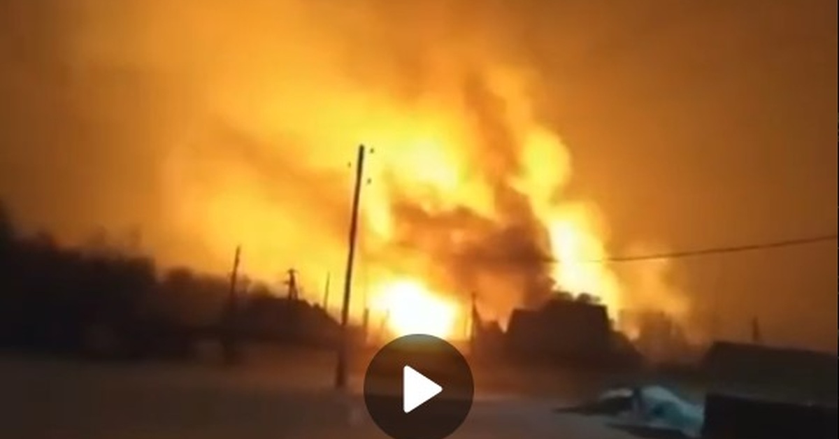 Взрыв на газопроводе привёл к серьёзному пожару в Пермском крае