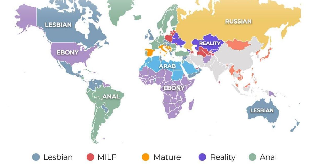 Порноитоги-2023: в каких странах какую порнуху люди смотрели?