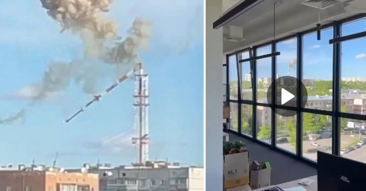 На радость Z-патриоту: в Харькове во время "прилета" сбита верхушка телевизионной башни