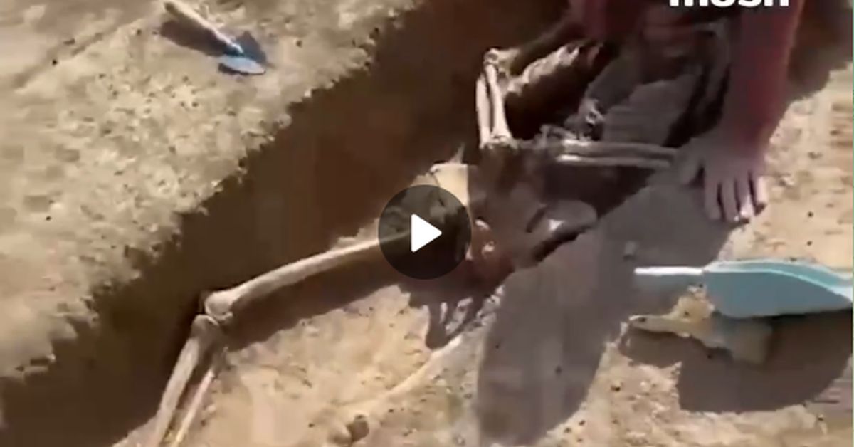 Дагестан: строители наткнулись на скелет возрастом 2000 лет