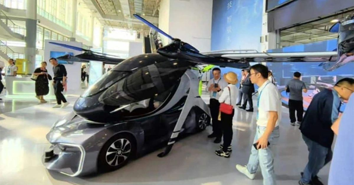 Chery показал летающий автомобиль Land and Air Vehicle 