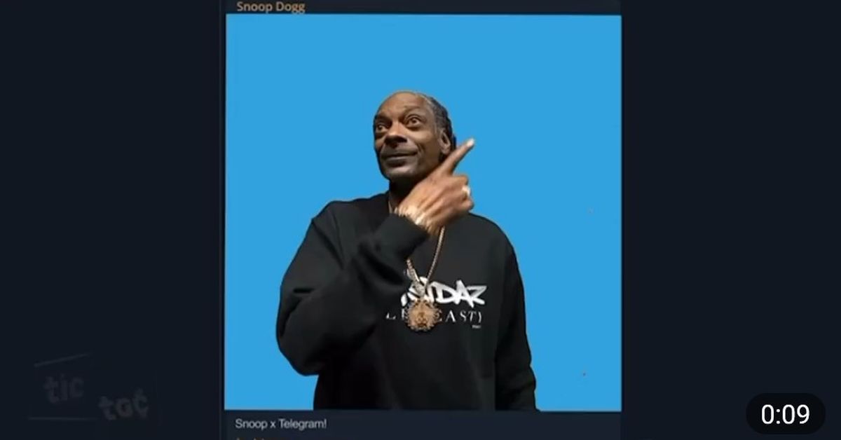 Snoop Dogg выпустил клип про Telegram в честь запуска токенизированных подарков
