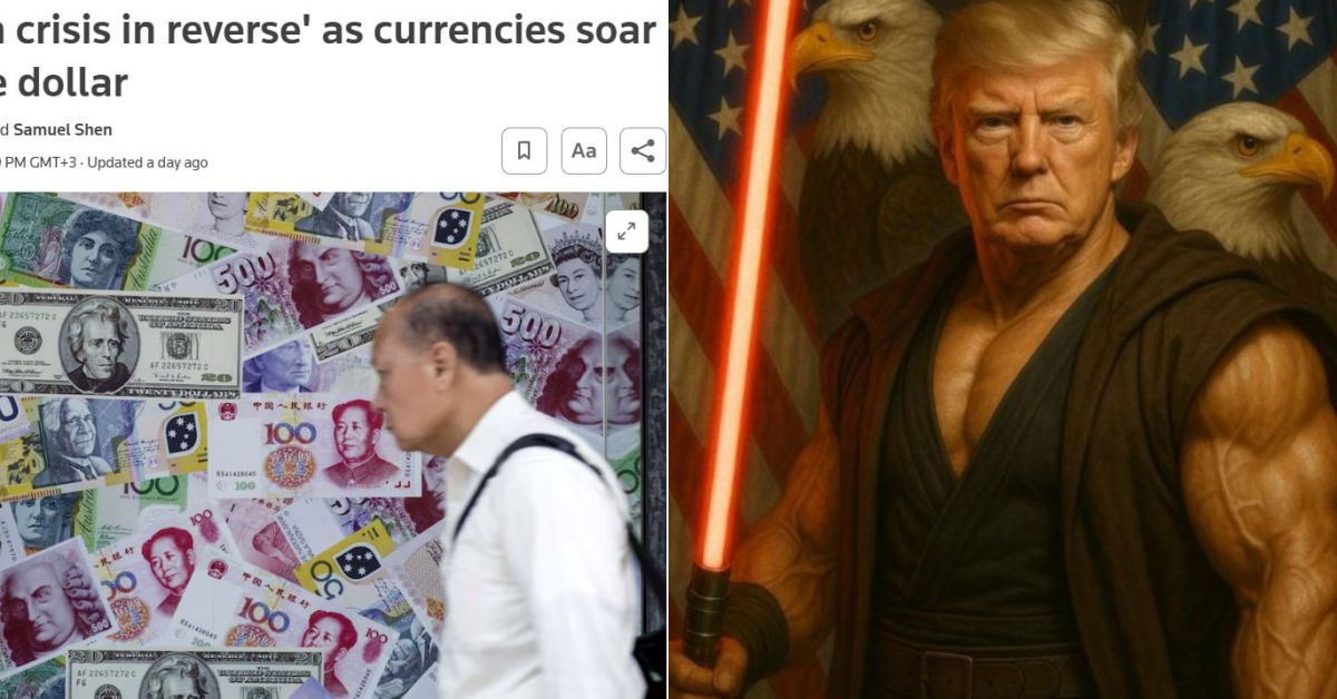 Джедай Трамп крушит позиции доллара, всё еще хочет Канаду и уже не хочет на третий срок