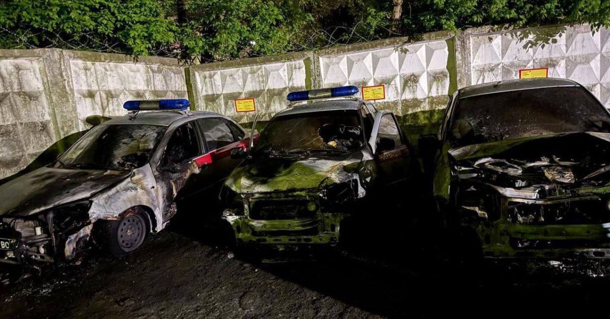 Молодая калужанка спалила сразу пять автомобилей Росгвардии