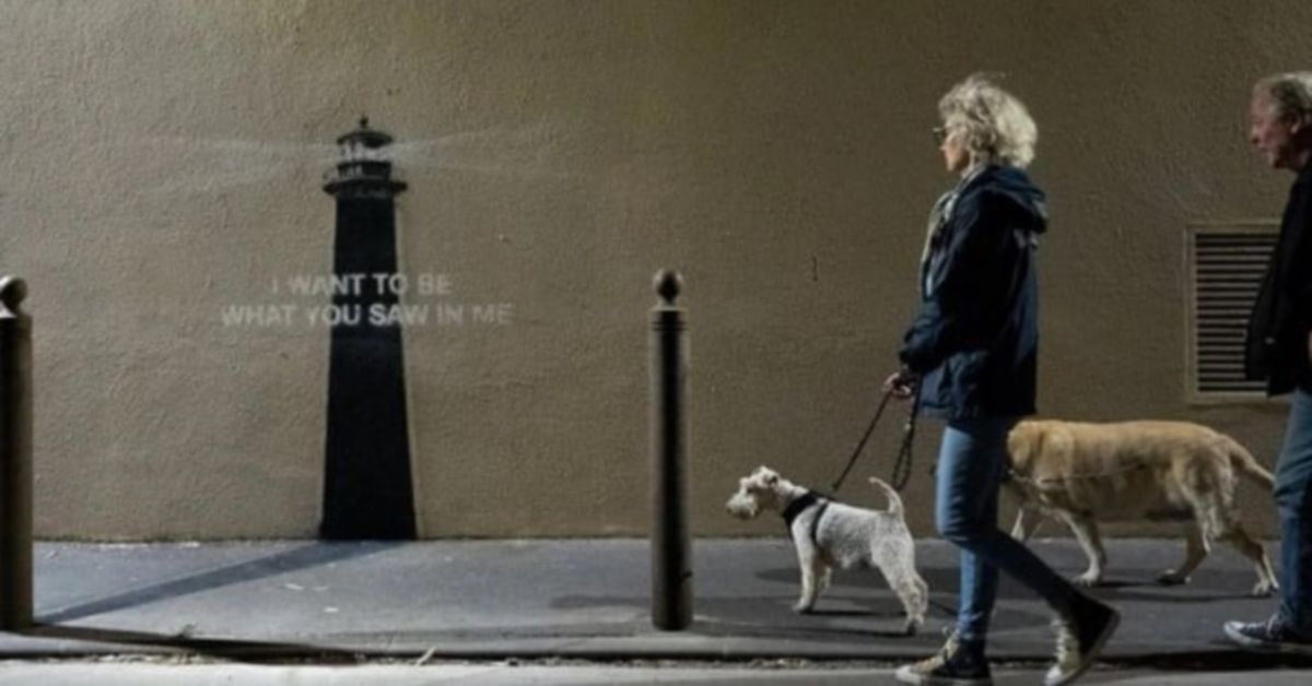 Где-то в мире появилось новое граффити Бэнкси