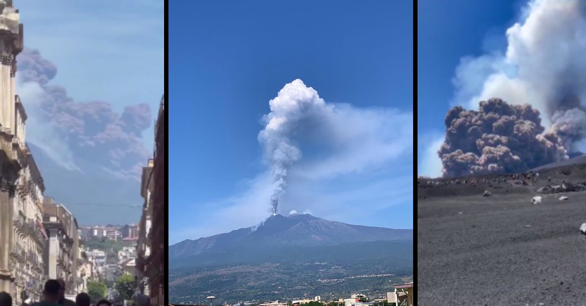 Италия: знаменитая Этна решила поизвергаться