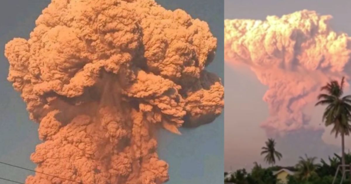 Ой, что это?! Нет, не очередная СВО. Просто индонезийский вулкан решил поизвергаться