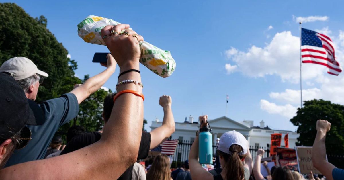 Символом протестов против политики Дональда Трампа вдруг стал... сэндвич