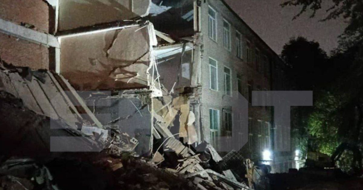 Здание колледжа очень вовремя рухнуло во Владивостоке