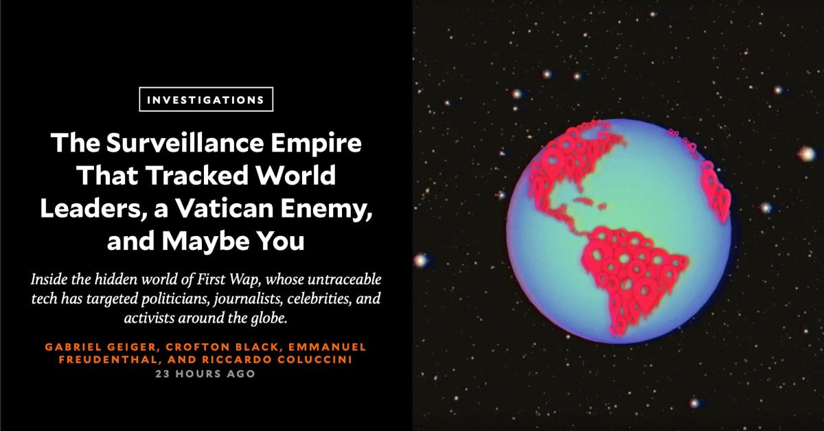 Обнаружена фирма, тайно следящая за множеством VIP-персон по всему миру