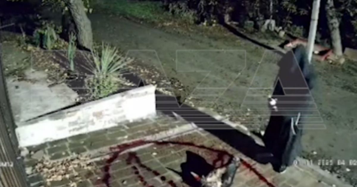 Ой, что это?! Запрещенный сатанист проводит обряд на смерть у дома ростовчанки