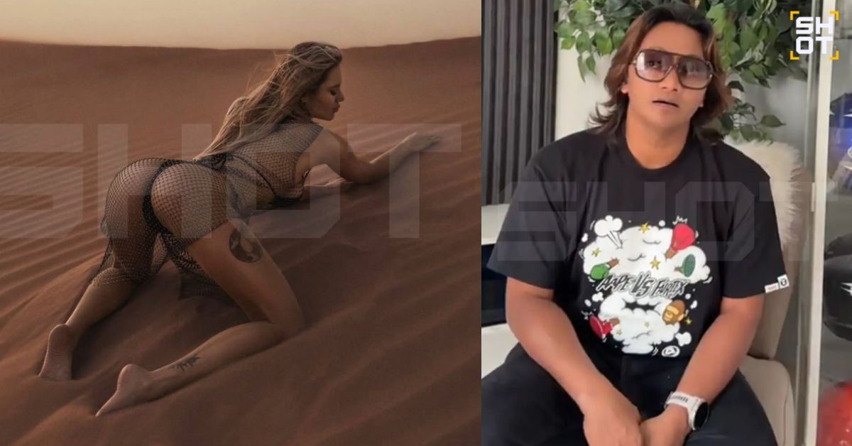 Малазийский блогер захотел «оседлать сзади» российскую модель прямо в кафе