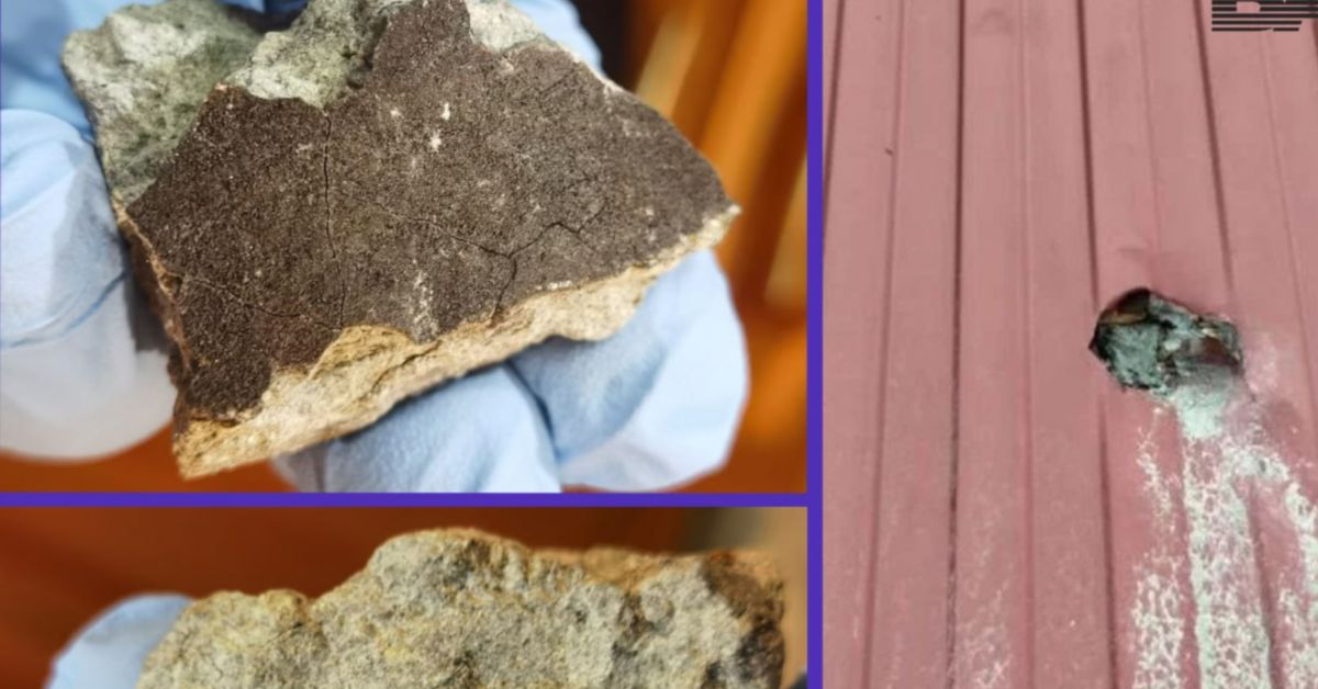 Ой, что это?! Осколок метеорита, пролетевшего на днях над Москвой. Он найден и уже выставлен на продажу