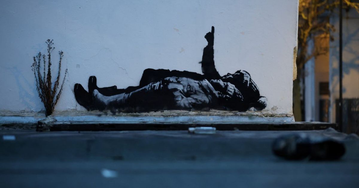 Ой, что это?! Новая работа Бэнкси в Лондоне!