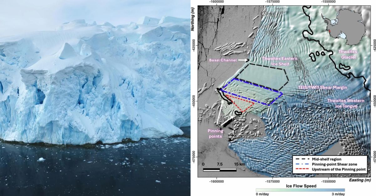 Есть данные: «Ледник Судного дня» в Антарктике интенсивно раскалывается