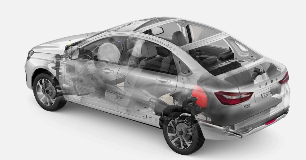 Запущена в продажу  Lada Vesta CNG с газовым баллоном