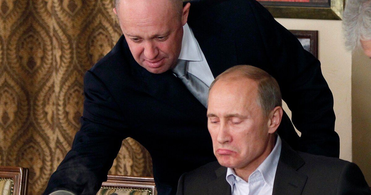 Владимир Путин и Евгений Пригожин, архивное фото